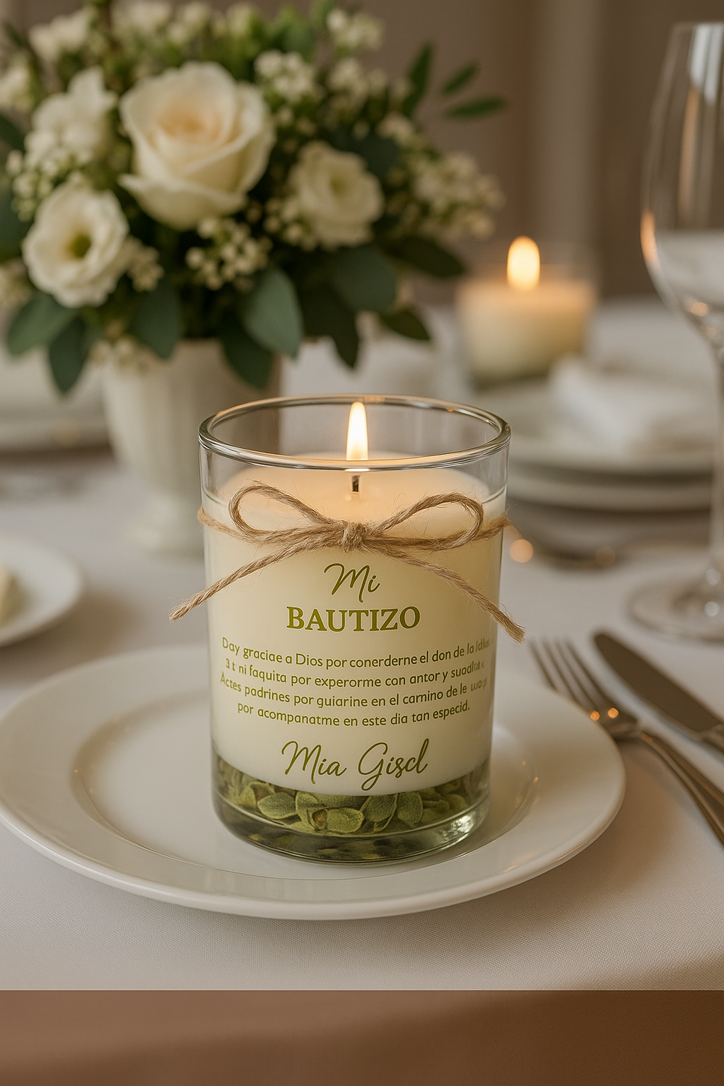 Kit Especial 10 Velas aromáticas para eventos.