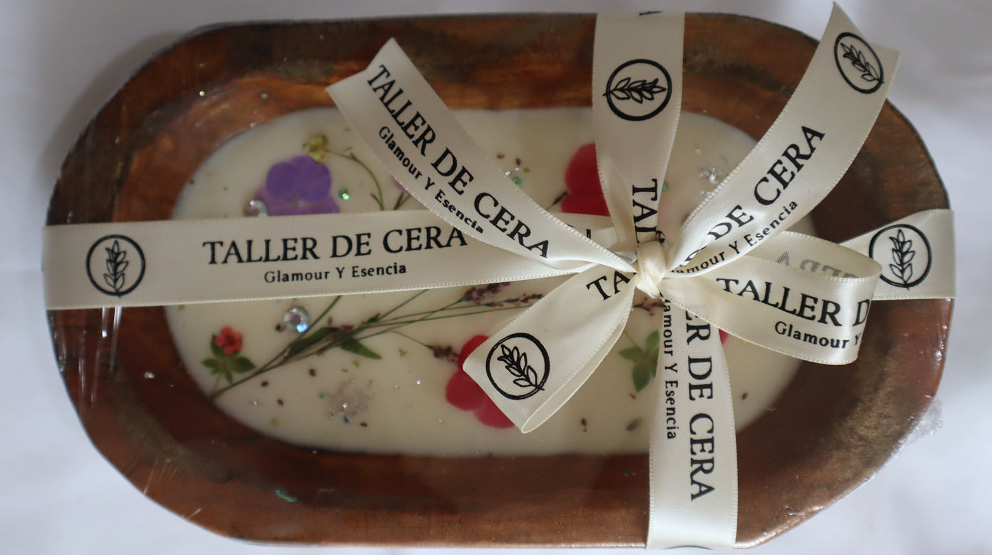 Vela aromática de aroma peonia