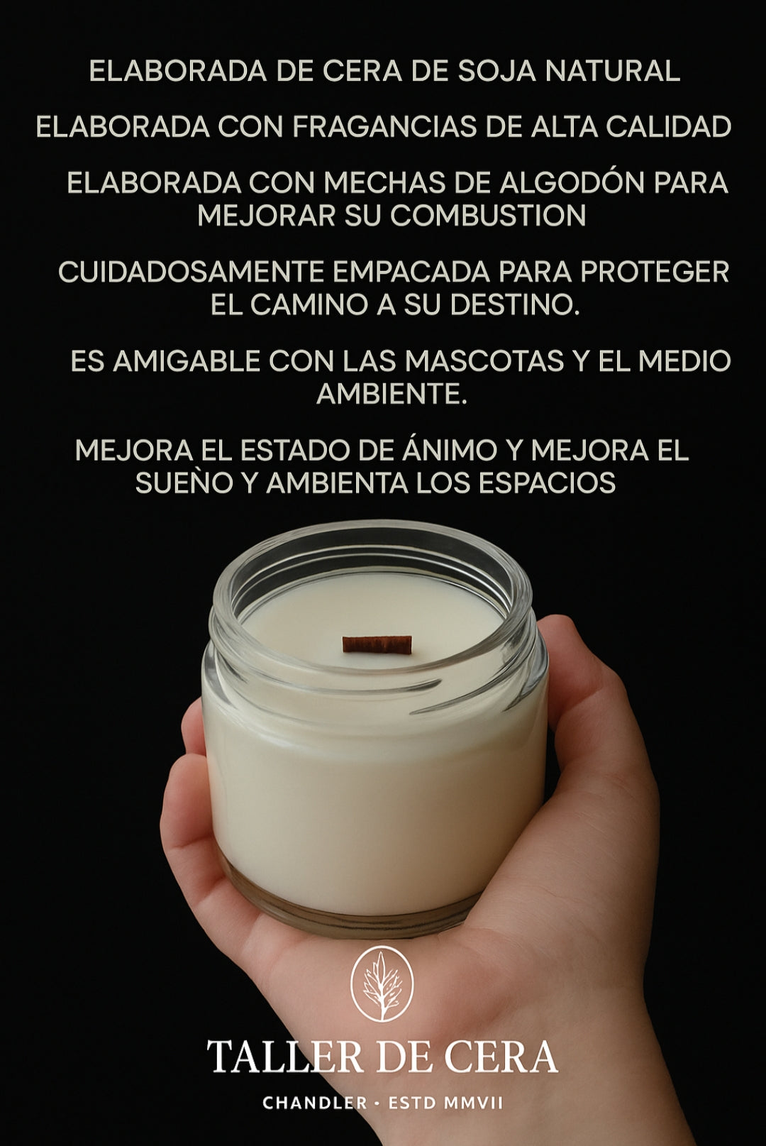 Vela aromática Halloween Glimmers.