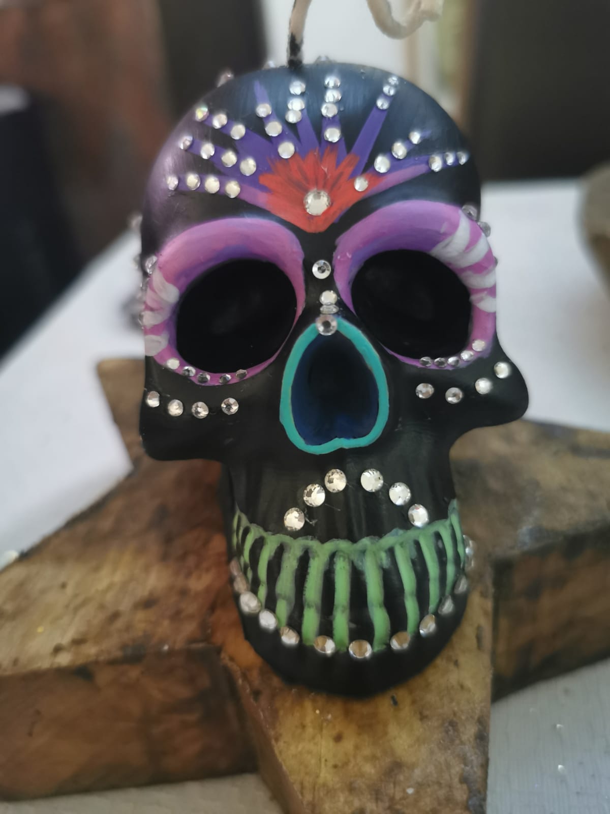 💀 Velas de calavera Dia de muertos personalizadas - Edición Personalizada.