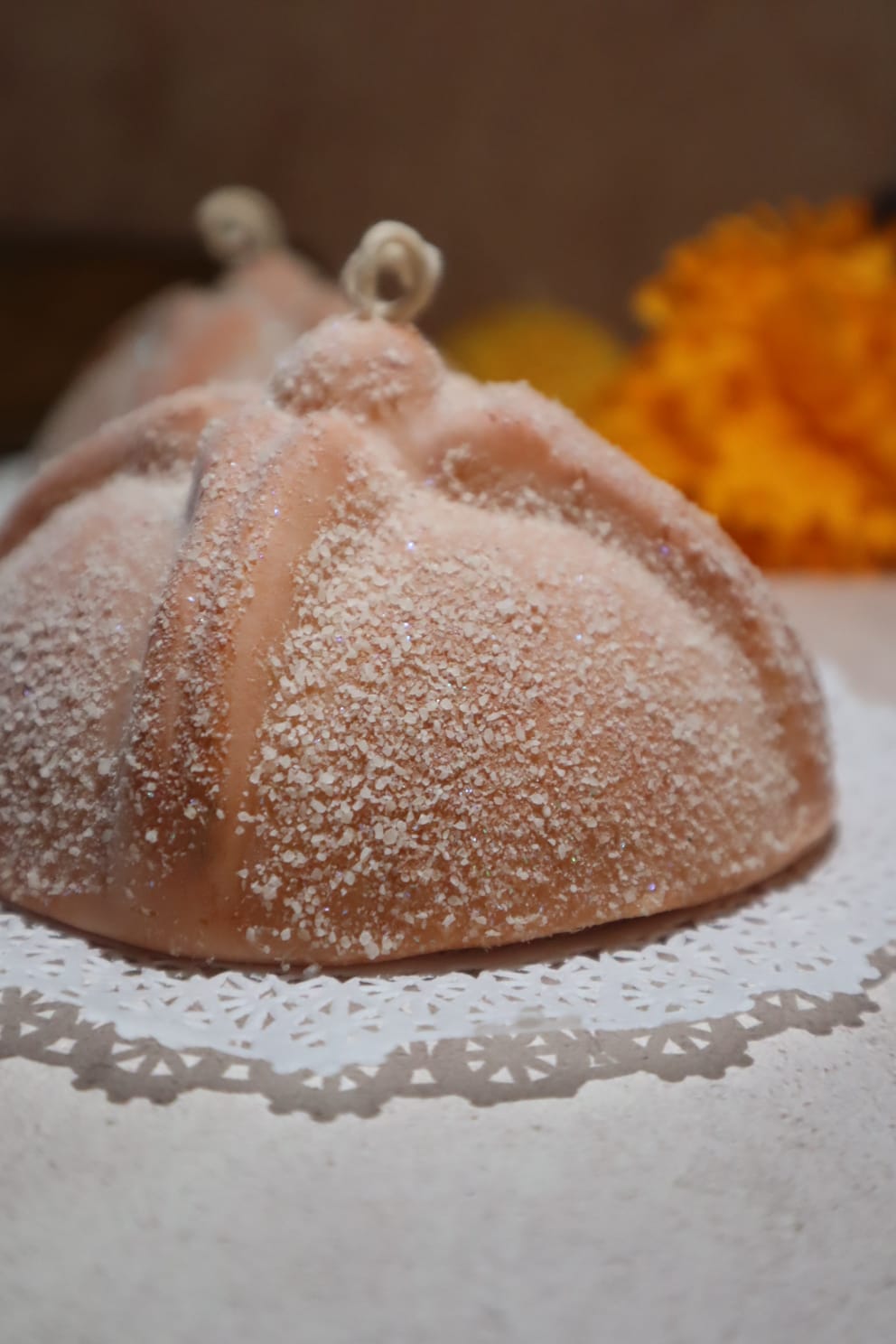 🕯️Vela de Pan de Muerto Aromática - Edición Especial de Día de Muertos.