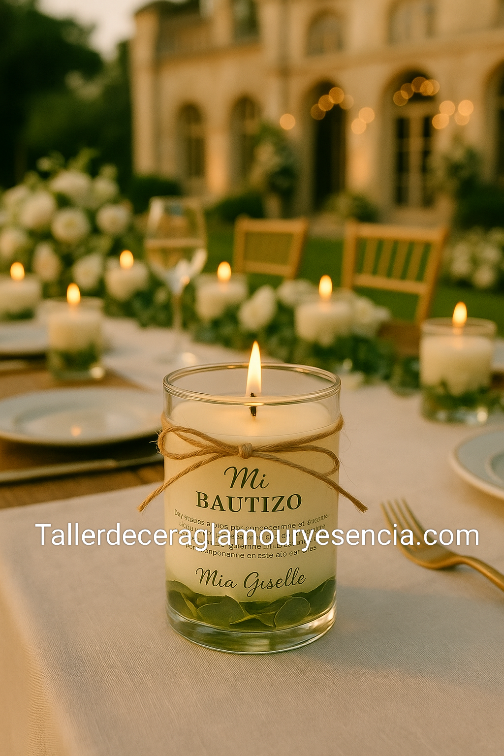 Kit Especial 10 Velas aromáticas para eventos.