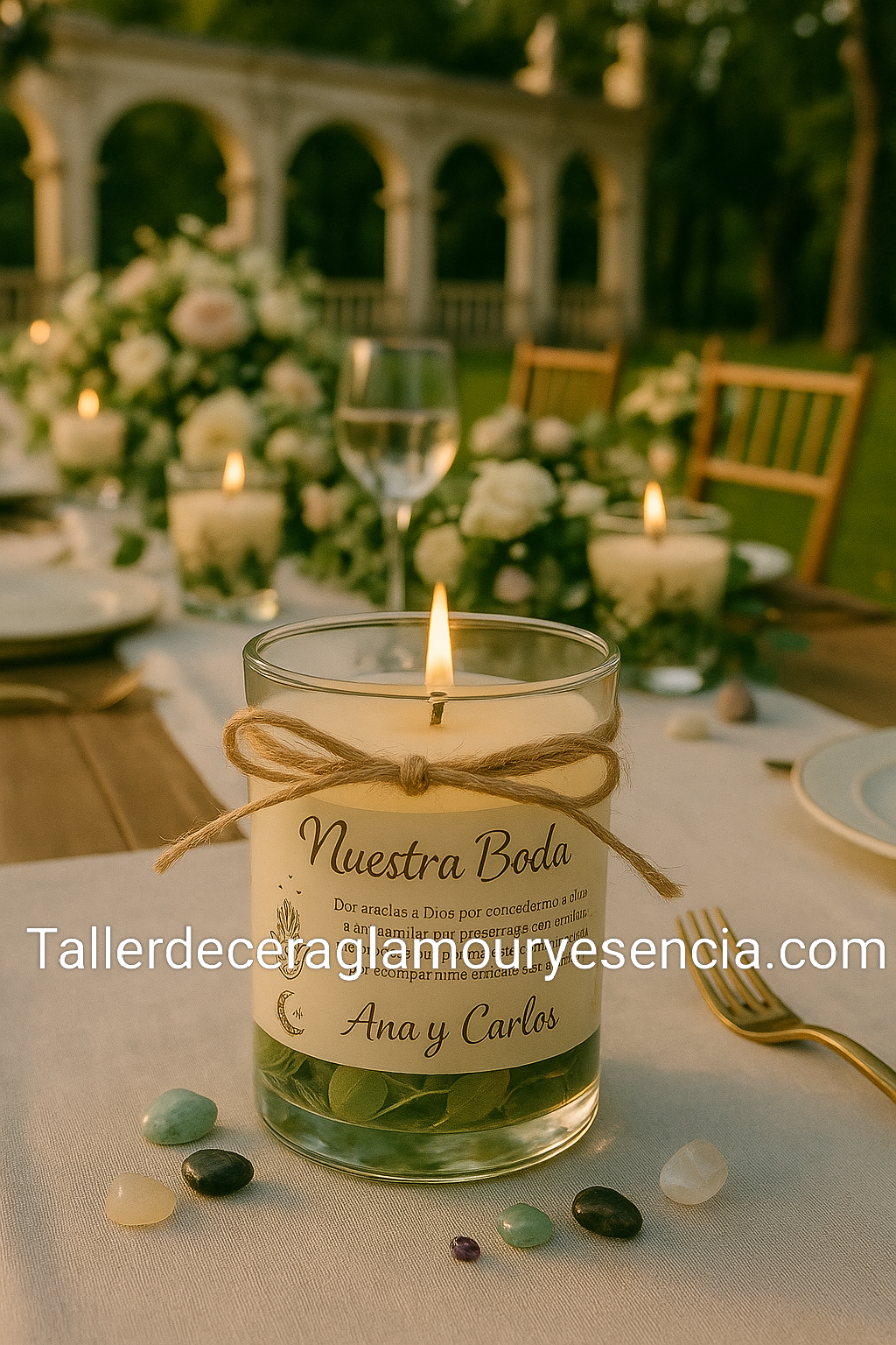 Kit Especial 10 Velas aromáticas para eventos.
