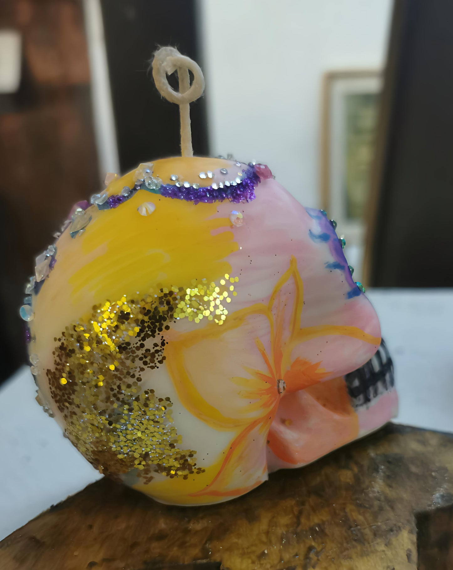 💀 Velas de calavera Dia de muertos personalizadas - Edición Personalizada.