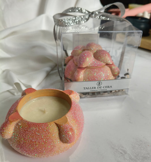 ✨Vela Aromática de Pan de Muerto - Edición Limitada