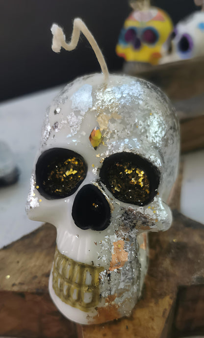 💀 Velas de calavera Dia de muertos personalizadas - Edición Personalizada.